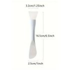 Szilikon ecset és spatula – Kétoldalú, higiénikus, professzionális kozmetikai eszköz