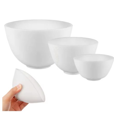 Szilikon arcmaszk keverőtál készlet – 3 méret