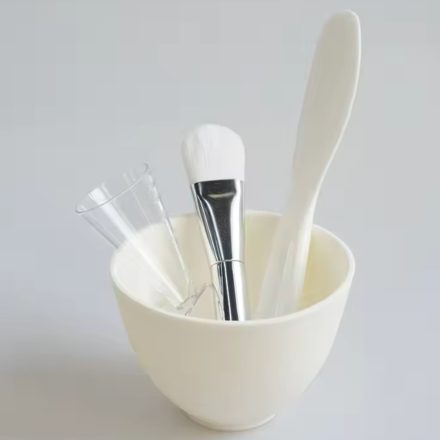 Szilikon maszk keverő szett kimérővel, lapáttal és ecsettel 