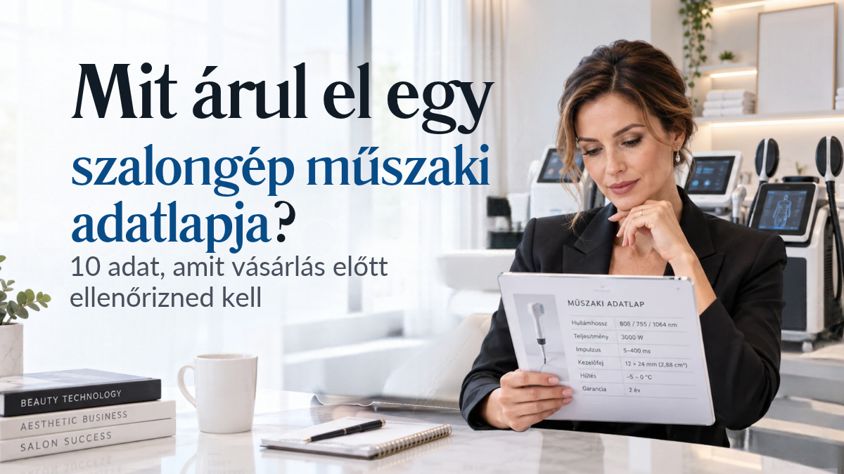 Mit árul el egy szalongép műszaki adatlapja?