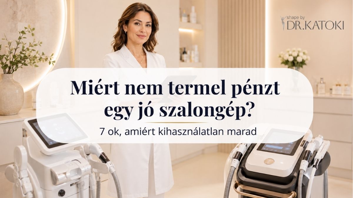 Miért nem termel pénzt egy jó szalongép? 7 ok, amiért kihasználatlan marad